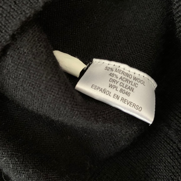 Men’s Club Room black sweater - Picture 3 of 4